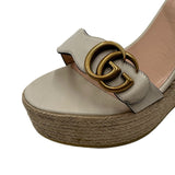 Gucci Mystic White Lifford Sandals Women's Size 42 = US 12