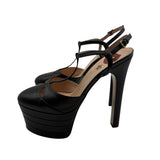 Gucci Malaga Kid Platform Pumps Women's Size 38 ~ US 8
