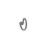 Gucci GG Running Silver Size 6.5 Ring