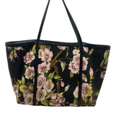 AS IS Dolce & Gabbana Canvas & Leather Floral Tote