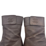 AS IS Vintage Chanel Pointed Toe Boots Women's Size 36 ~ US 6