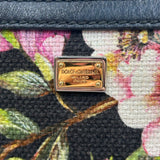 AS IS Dolce & Gabbana Canvas & Leather Floral Tote
