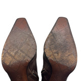 AS IS Vintage Chanel Pointed Toe Boots Women's Size 36 ~ US 6
