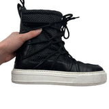 Christian Dior Black Resille Winter Solar Boots Size 37 = US 7 Women's Shoe