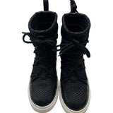 Christian Dior Black Resille Winter Solar Boots Size 37 = US 7 Women's Shoe