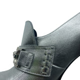 Versace Medusa Leather Metallic Platform Women's Size 39 = US 9