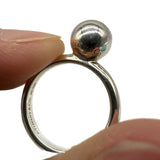 Tiffany & Co. Hardwear Ball 8mm 925 Sterling Silver Women's Size 4 Ring