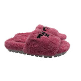 Prada Fuzzy Logo Terry Slides Women's Size 36 ~ US 6