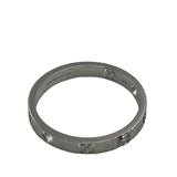Gucci Icon Star White Gold and Diamond Size 10 Ring