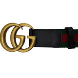 Gucci GG Web Belt Size 40 Men's