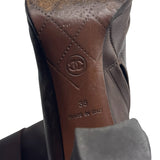 AS IS Vintage Chanel Pointed Toe Boots Women's Size 36 ~ US 6