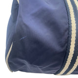 As Is Gucci Nylon Boston Travel Duffle Bag