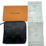Louis Vuitton Zippy Compact Monogram Eclipse Noir Wallet