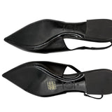 Versace Pointed Medusa Slingback Flats Women's 39 US 9