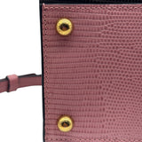 Dolce & Gabbana Iguana Embossed Crystal Satchel