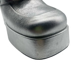Versace Medusa Leather Metallic Platform Women's Size 39 = US 9