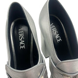 Versace Medusa Leather Metallic Platform Women's Size 39 = US 9