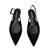Versace Pointed Medusa Slingback Flats Women's 39 US 9