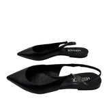 Versace Pointed Medusa Slingback Flats Women's 39 US 9