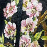 AS IS Dolce & Gabbana Canvas & Leather Floral Tote