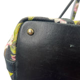 AS IS Dolce & Gabbana Canvas & Leather Floral Tote