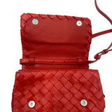 Bottega Veneta Nappa Intrecciato Flap Mini Crossbody