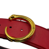 Cartier Panthere Leather Belt Women's Size 22