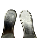 Tory Burch Metallic Miller Heels Women's Size 6.5