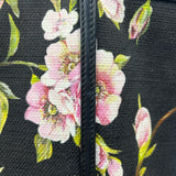 AS IS Dolce & Gabbana Canvas & Leather Floral Tote