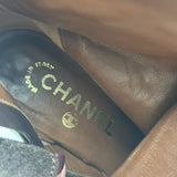 AS IS Vintage Chanel Pointed Toe Boots Women's Size 36 ~ US 6