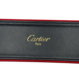 Cartier Panthere Leather Belt Women's Size 22