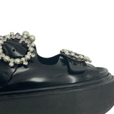 Simone Rocha Pearl-Embellished Platform Sandals Women's Size 38 = US 8