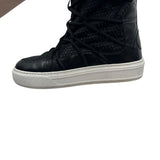 Christian Dior Black Resille Winter Solar Boots Size 37 = US 7 Women's Shoe