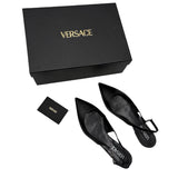 Versace Pointed Medusa Slingback Flats Women's 39 US 9