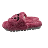 Prada Fuzzy Logo Terry Slides Women's Size 36 ~ US 6
