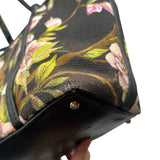 AS IS Dolce & Gabbana Canvas & Leather Floral Tote