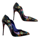 Christian Louboutin Hot Chick 100 Patent Starlight Heels Women's Size 36 = US 6
