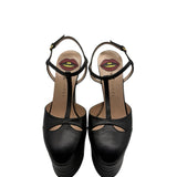 Gucci Malaga Kid Platform Pumps Women's Size 38 ~ US 8