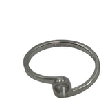 Gucci GG Running Silver Size 6.5 Ring