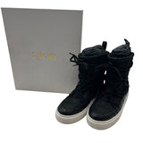 Christian Dior Black Resille Winter Solar Boots Size 37 = US 7 Women's Shoe