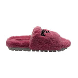 Prada Fuzzy Logo Terry Slides Women's Size 36 ~ US 6