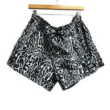 Burberry Black and White Leopard Nylon Size XL Men's Bottoms