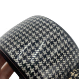 Y2K Christian Dior Resin Houndstooth Bangle