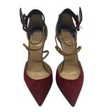 Christian Louboutin Suede Color Block Women's Shoes size 37 = US 7