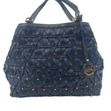 Michael Kors Raven Denim Leather Shoulder Bag