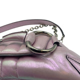 Gucci Pearl Horsebit Shoulder Bag Purse