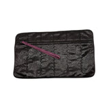 Bottega Veneta Plum Snakeskin Zip Pouch clutch bag