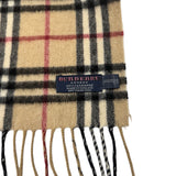 AS IS Burberry Nova Check Cashmere Scarf