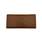 Carolina Herrera Leather Printed Continental Wallet