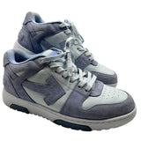 Off-White Out Of Office Sneakers in Dusty Blue Suede Men's US size 11